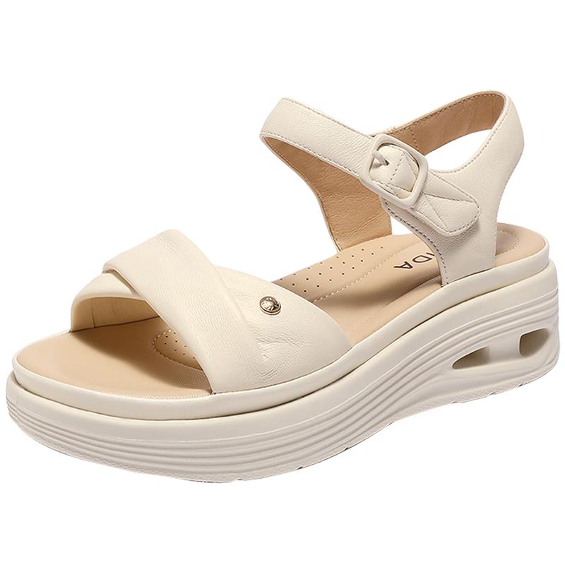 Senda Women s Summer Platform Casual Sandals 38