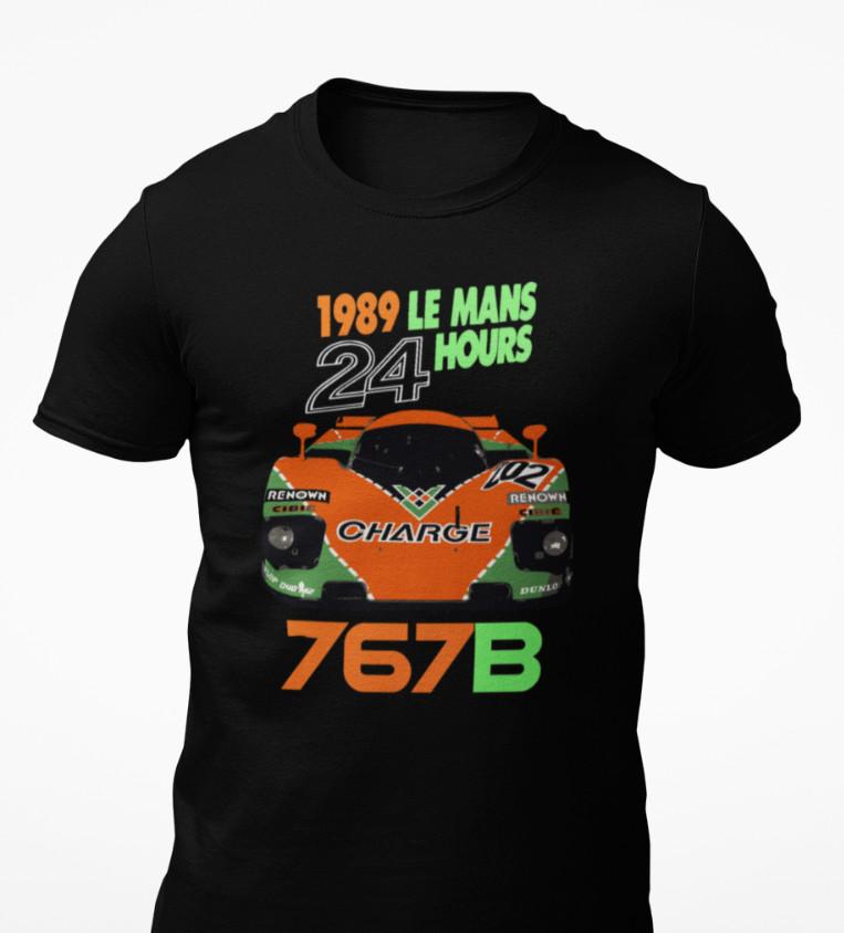 1989 767B IMSA GTP Race Car T-Shirt XXL