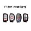Transparent TPU Shell Fob Car Smart Key Case Cover For Hyundai Tucson Santa Fe Creta Ix35 Ix45 I10 I30 I40 Rena Sonata Elantra