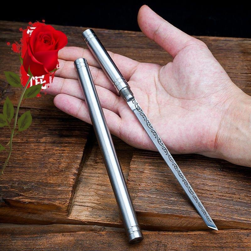 Ganzstahl-Bully-Stick, Obstmesser, Teemesser, Steakmesser, Outdoor-Camping-Werkzeug, Messer, Allzweckmesser, Kochzubehör für den Haushalt