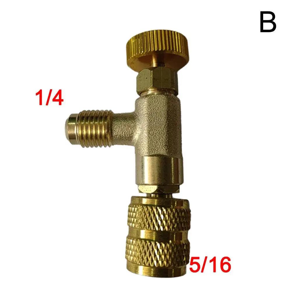

Liquid Safety Valve 1/4 Adapter For Air Conditioning Refrigerant - Air Conditioning Repair And Fluoride Safety Adapter G7K7