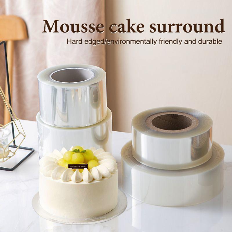 8Cm/10Cm/12Cm 0.5Kg/1Kg Clear Cake Film Acetate Film Sheet Acetate Cake Collar Acetate Roll Cake Collar Cake Surround Film
