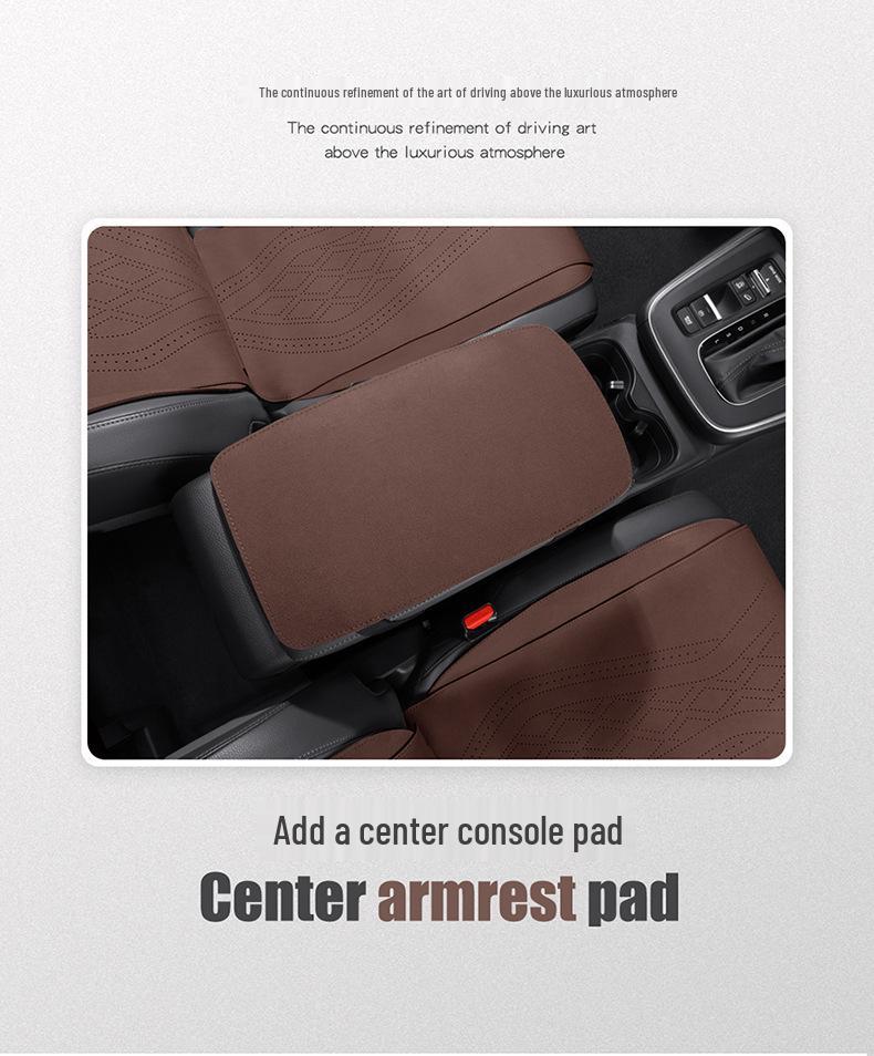 Universal Suede Seat Cover for Dongfeng Honda CR-V - Semi-Enclosed, Four Seasons, 2023