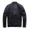 Men's Motorcycle Jacket Lapel Suit Pu Leather Jacket Hong Kong Style Rock Leather Jacket Young Spring and Autumn Thin Jacket