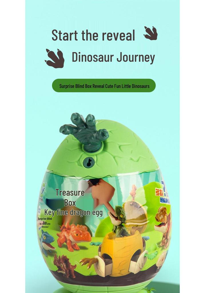 Children's Educational Dinosaur Egg Blind Box - Simulation Model Toys for Boys' Intellectual Development