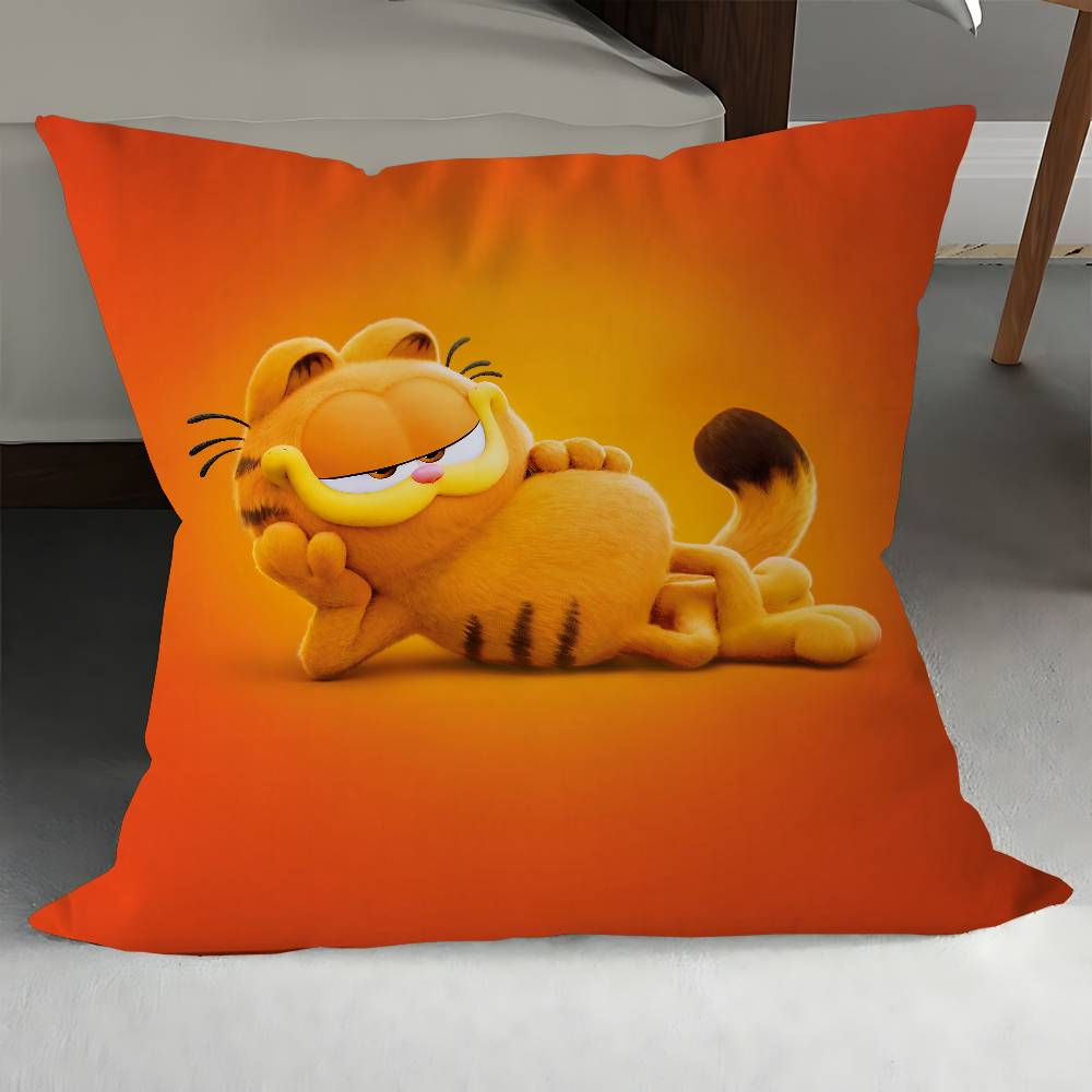 Cute Anime G-Garfields Cat 45*45cm Cushion Cover Pillow Cover Decor Pillowcase Home Pillowcase For Couch Pillow
