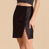 Satin Bustier Lace Split High Waist Elastic Short Skirt Sexy Comfortable Elegant and Premium Package Hip Skirt Women