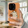 Phone Case: 2D Flat Design Suitable for iPhone 18 17 16 15 14 13Pro Film Protective Case, Couple Style, Bow Ghost, Christmas and Halloween Gifts