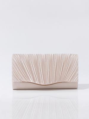 Elegant Pleated Evening Clutch – Perfect for Weddings, Parties & Cheongsams