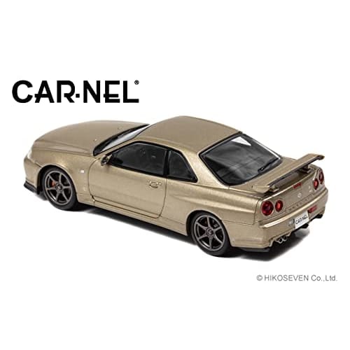 CARNEL 1/43 Nissan Skyline GT-R Mspec Nur (BNR34) 2002 Silica Brass Finished Model CN430201