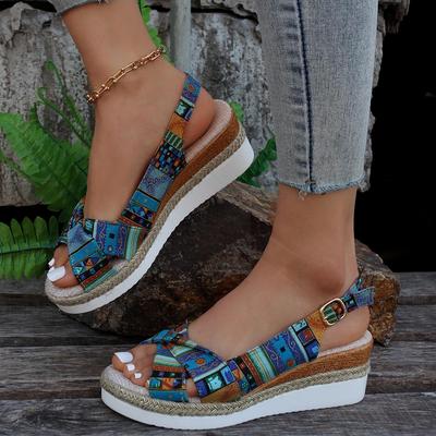 2023 Summer Women's Thick-Soled Sandals: Comfortable, Lightweight, Buckle Fish Mouth Design, Sizes 40-43