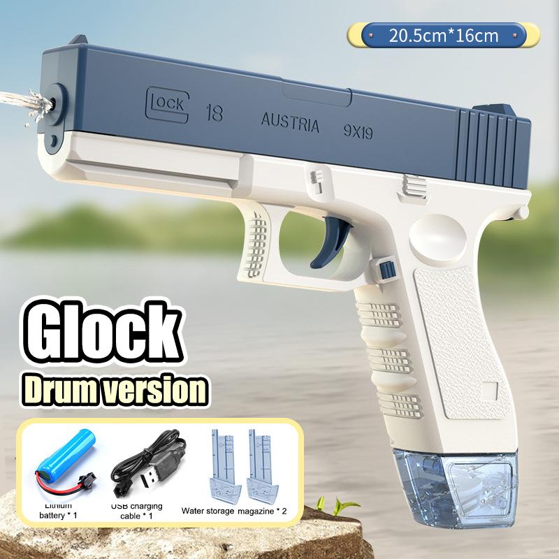 Large Capacity Water Spray Gun Summer Entertainment Water Gaming Toy Fully Automatic Water Gun Outdoor Swimming Pool Toys