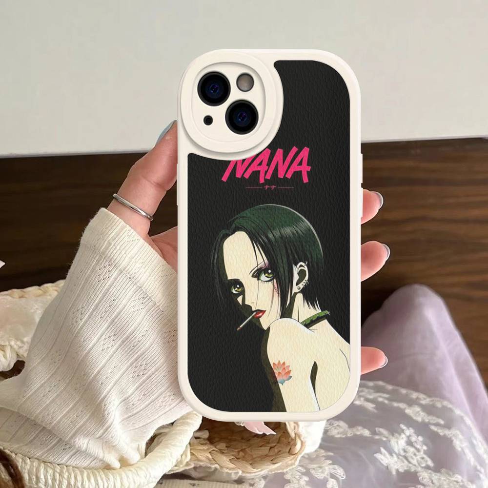 Anime Cool Nana Osaki Phone Case For iPhone 16 15 14 13 12 11 Pro Max Plus Shockproof Leather Cover