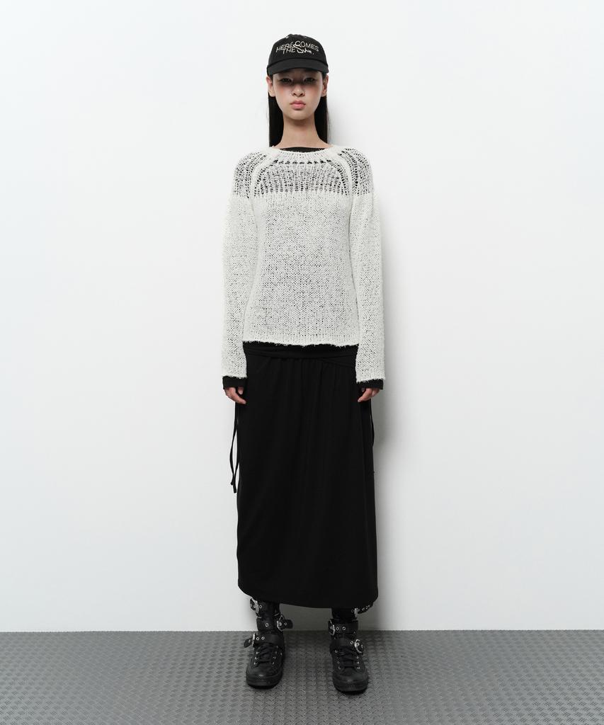 Daiaegeuneol Netting Mixed Knit (Ivory)