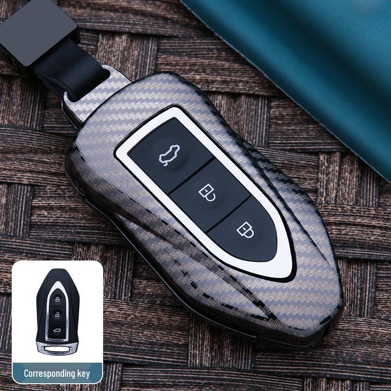 Zotye T-Series Key Case: Compatible with T600, T500, T700, T300, Dama X5, SR7 - Metal Car Key Buckle