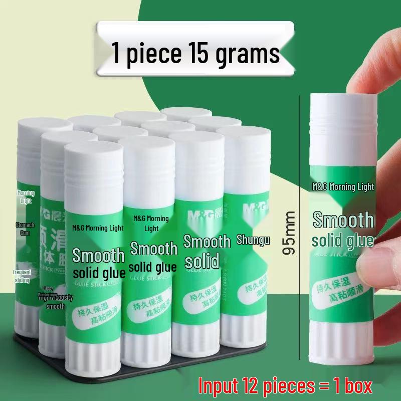 Chen & Guang Multi-functional High Viscosity Solid Glue Stick, 21g - Ideal for Student Crafts and Office Use