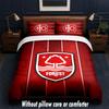 Nottingham Forest Design Bed Bedding Set 1 Duvet Cover + 2 Pillowcases Soft Breathable Household Bed Linens