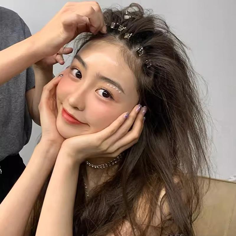 Lange Haarspangen für Frauen Mädchen Flauschiges Haar Make-up Pony Haarfixierwerkzeuge Haarnadeln Haarspangen Mode Haarschmuck