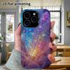 Phone Case: 2D Flat Design Suitable for iPhone 18, 17, 16, 15, 14, 13 Pro Film Protective Case, Couple Style, Starlight Feather, Christmas and Hallowe