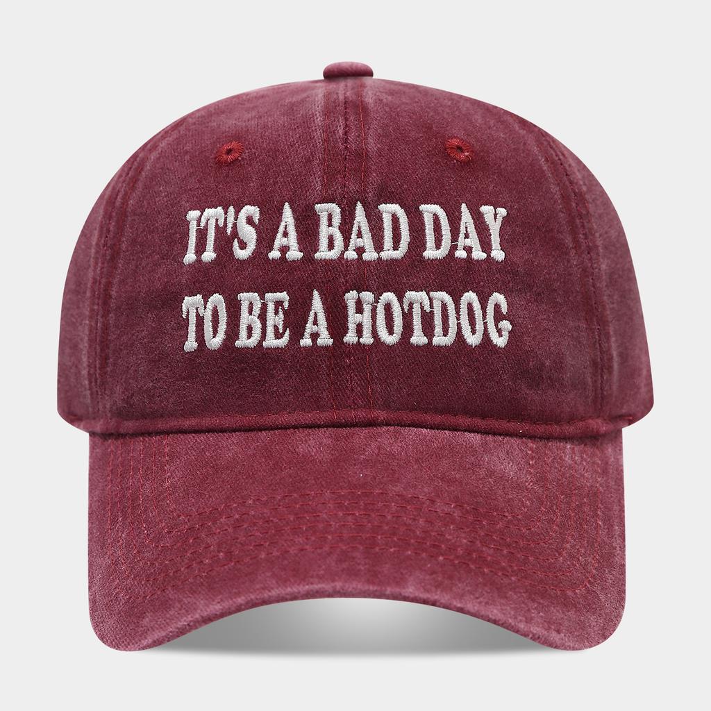 American Retro Fashion Washed Personalized Letter Embroidered Baseball Cap Men's and Women's Street Versatile Casual Cap