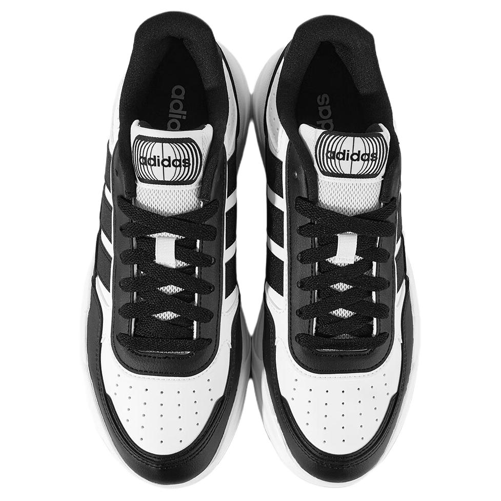 adidas Lite Baller 1.5 Low Top Skateboard Shoes Unisex Black White KI1497