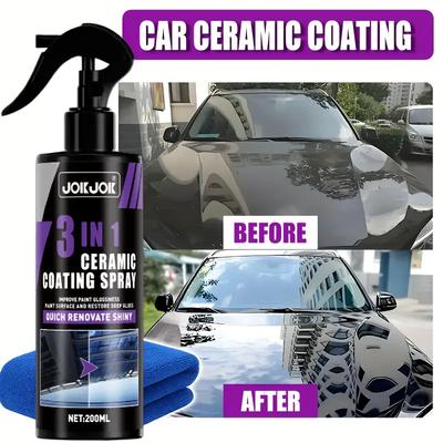 3 In 1 Car Ceramic Nano Coating Liquid Coating Nano Crystal Hydrophobic Layer Polishing Coating Agent Car Polish Nano Coating