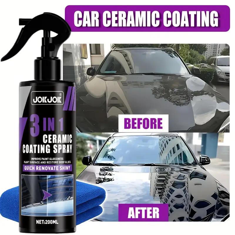 3 in 1 Car Ceramic Nano Coating Liquid Coating Nano Crystal Hydrophobic Layer Polishing Coating Agent Car Polish Nano Coating