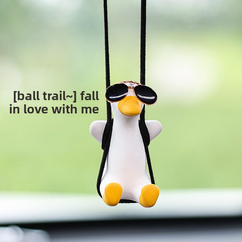 Car Pendant Swing Duck Car Rearview Mirror Pendant Car Pendant Car Pendant