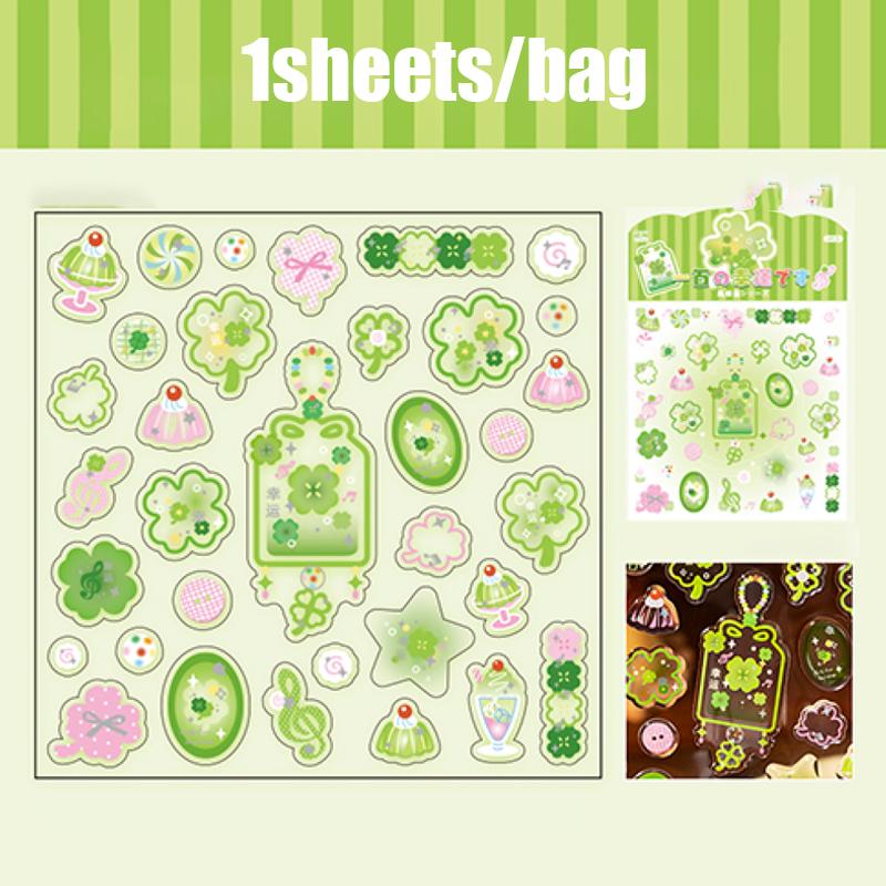 

Mr. Paper Cute Dropping Adhesive Stickers 1 Sheet/Pack Cartoon Kitten Fruit Stickers Home Handbooks DIY Decorative Gifts Friends