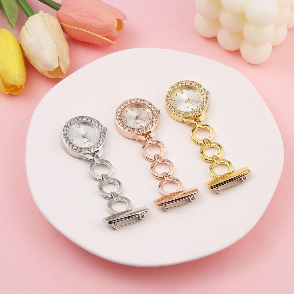 Lovely Pendant Doctor Quartz Clock Diamond Nurse Watch Pocket Watch