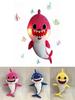 Shark Baby Light Singing Plush Toys Music Doll English Song Gift For Kids Toy