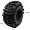 Durable Soft Rubber 2.2" Rock Crawler Tires With Foam For Axial Scx10 Wraith Trx-4