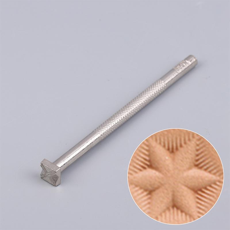 

1/2Pcs Leather Stamping Metal Punch DIY Leather Carving Tools Stamp Wax Leather Craft Punch Stamps