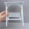 Simulation Miniature Swing Chair Furniture 1/12 Dollhosue Garden Scene Setting Children Creative Craft Project Decors