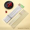 Stainless Steel BBQ Skewers with Wooden Handles - Lamb Roasting Set