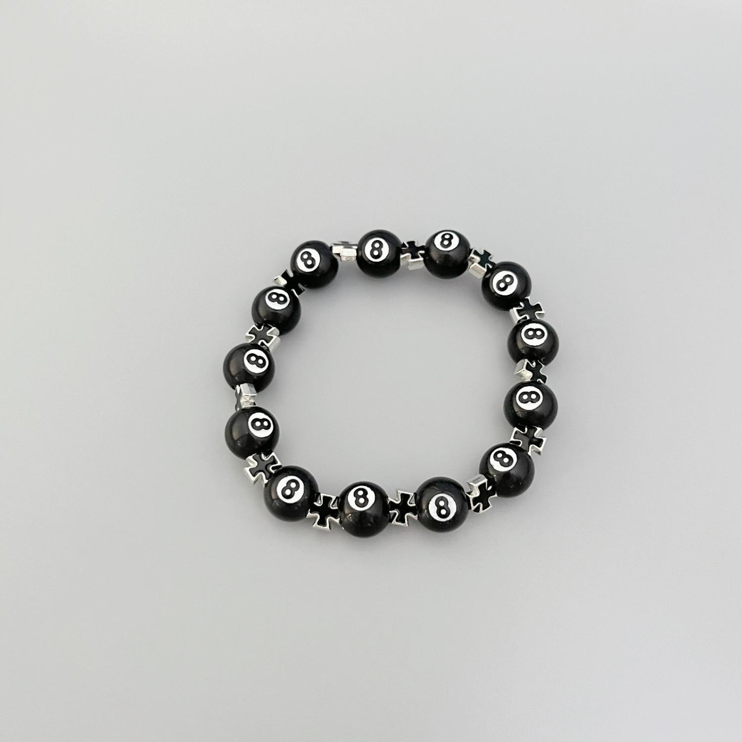 

JYL TS Bracelet Couple Billiard Charm Enhances Leisure Luck & Connection T906