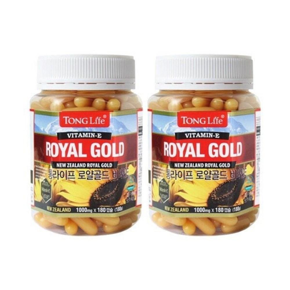 New Zealand Royal Gold Vitamin E Royal Jelly 6 pcs Monthly Supply 2 Bottles