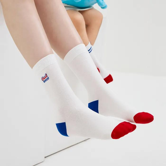 [2SET] [Bread Barbershop x Banana Sisters] Barbour Logo Embroidery Point Socks 2 colors