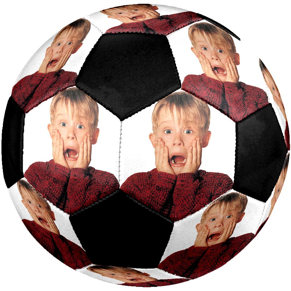 Home Alone Theme Size 5 Soccer Ball, Suitable for Both Indoor and Outdoor Matches, a Gift Suitable for Everyone.