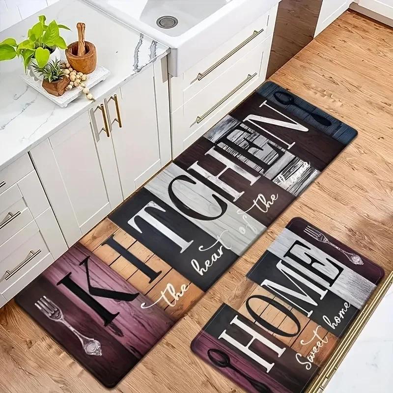 

1PC Owl Pattern Kitchen Rugs Non-Slip Home Door Mats Pop design Bathroom Rugs Bath Mat Carpet for Home Sink Laundry Decor 400MMx600MM
