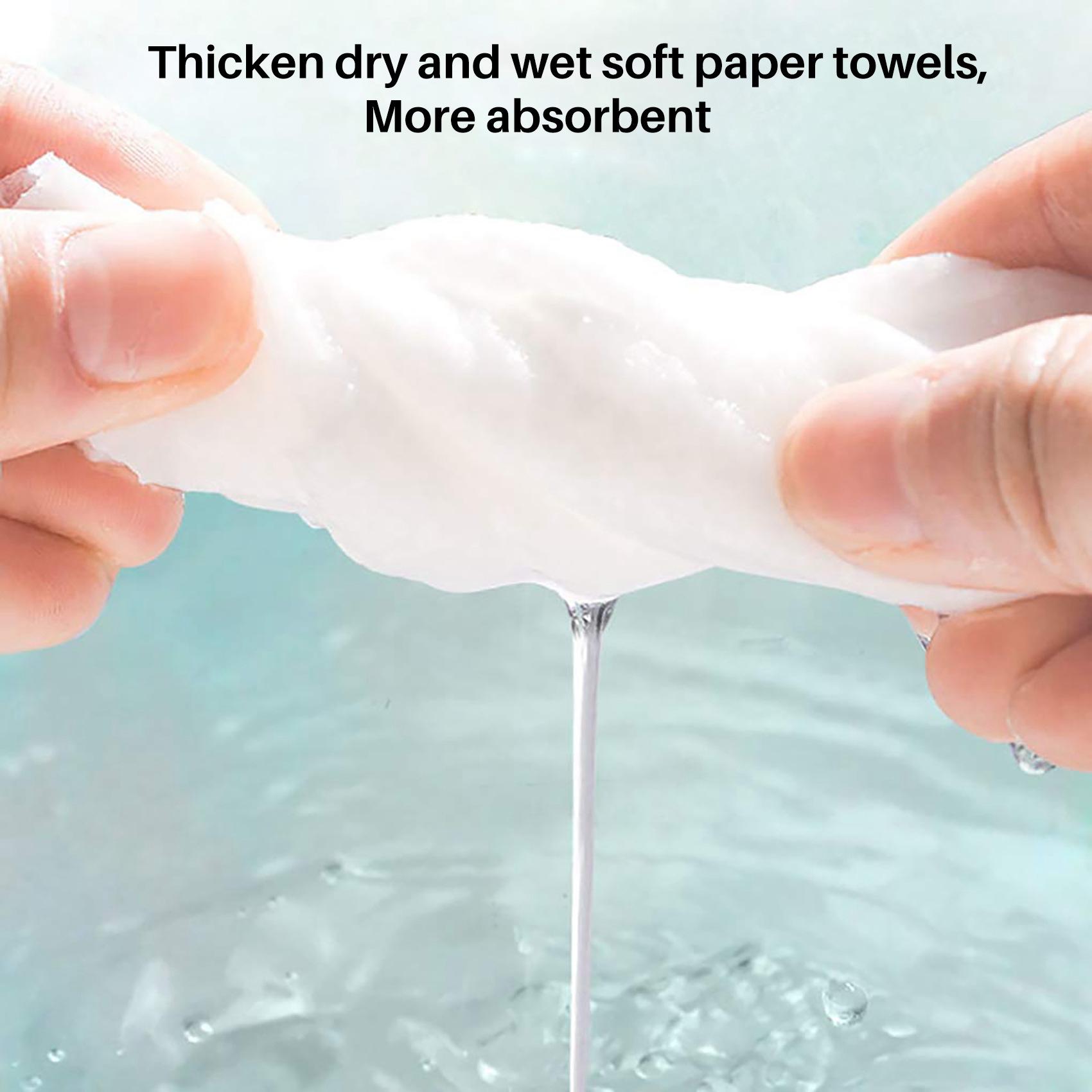 T02C!100PCS Disposable Wash Face Towel, Clean Face Towel, Make Of Cotton, Remove Makeup Towel, Wash Facial Tissue белый