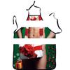 Waterproof Cartoon Christmas Apron Home Cooking Party Activities Kitchen Supplie