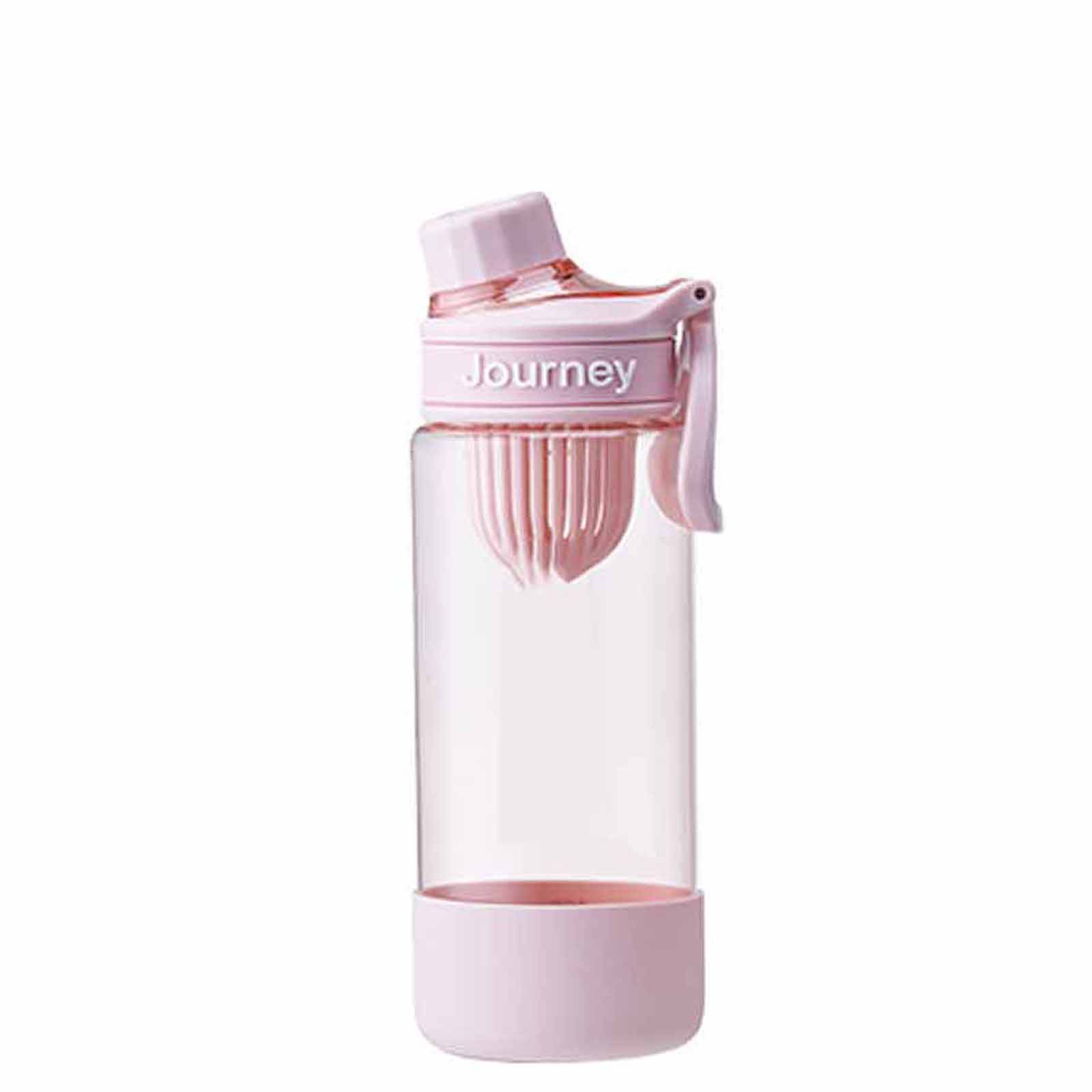 

Portable Sports Water Bottle, Plastic Leakproof Fitness Cup with Tea Infuser, Car Cup Holder Friendly, Student Water Bottle S
