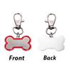 Personalized Custom Name Dog Tag Bone Shape Laser Engraving Text Pets Tag Anti-lost Pendant Number Customized Text Dog Tags