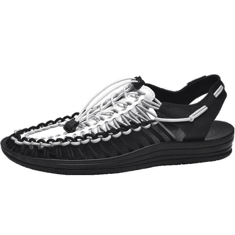 Large Breathable Sandals for Women, Casual Woven Sandals, Beach Women's Shoes, Couple's Shoes