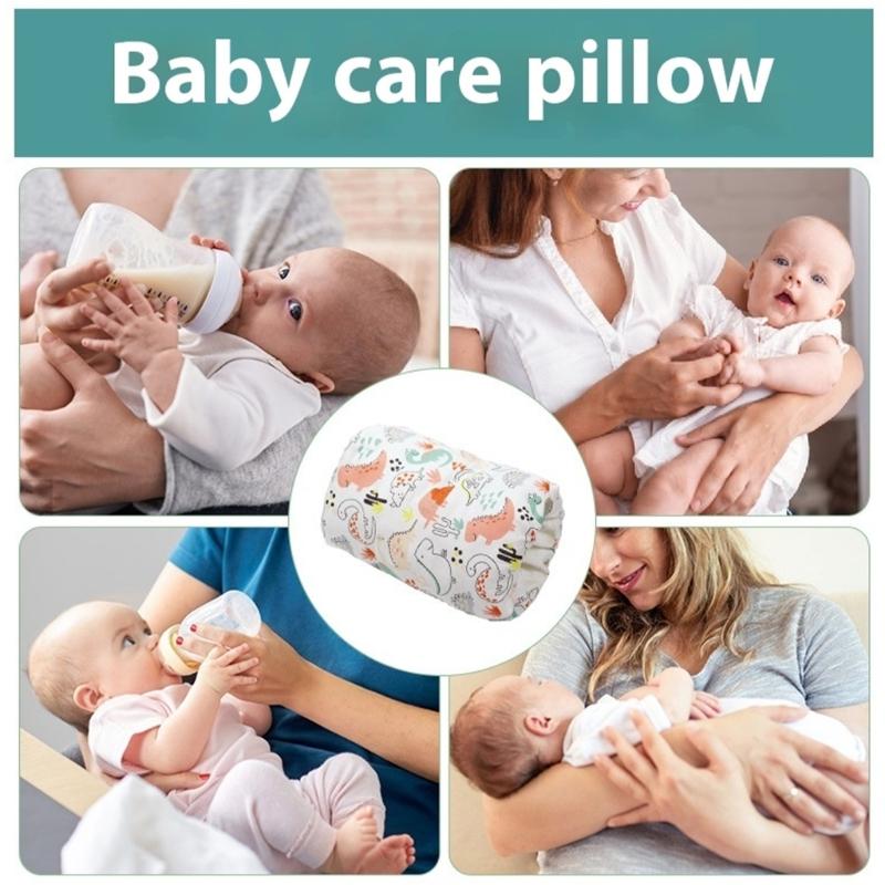 Reversible Baby Feeding Arm Pillow Breathable Cooling Side And Cosy Cotton Layer For Newborns Mother