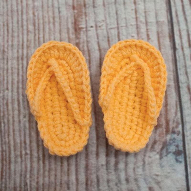 Lovely BabeBorn Accesorios Picture Outfits Crochet Flip-flops Multicolors Boy / Girl Costume Flip-flops Set 0-2 Month