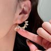 Earrings Irregular Section Zircon Super Flash Stud Earrings Circle Earrings Light Luxury Earrings