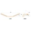 EFFEX Dedicated Handlebar Easy Fit Tapered Bar Plus Black Aluminum PBTF369K MT-09 (21-22) 28.6mm
