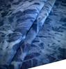Unevenly Dyed Denim Cotton Unevenly Bleached Fabric for Denim Handmade Fabric, Thin, Fabric, Scraps, Dyed, Fabric, Crafts, Remakes, (Night Sky, 2m)